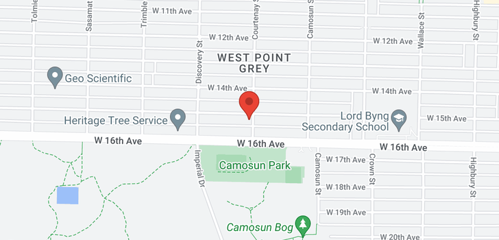 map of 4188 W 15TH AVENUE